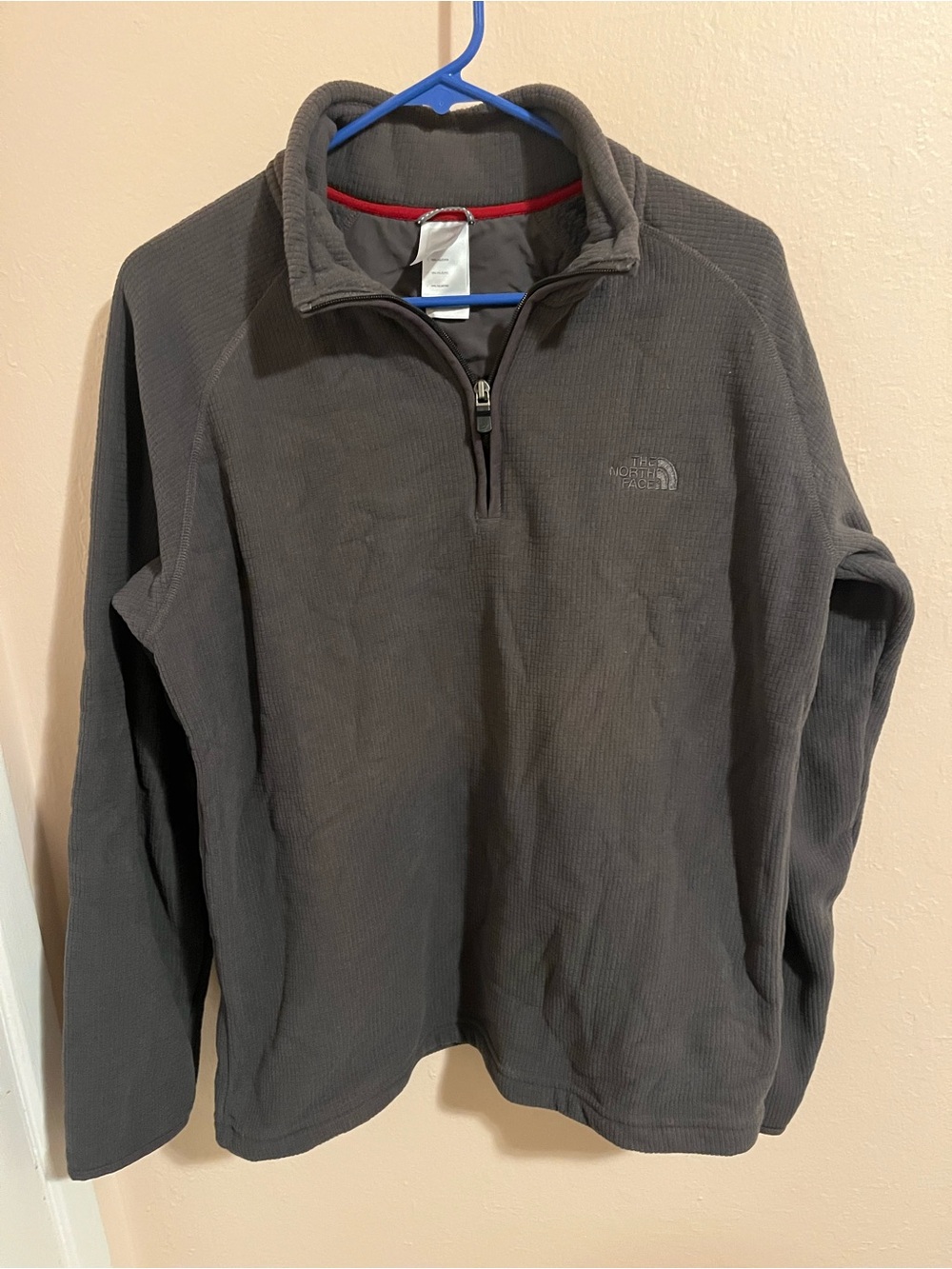 The North Face Men's Dark Gray Half-Zip Fleece Pullover